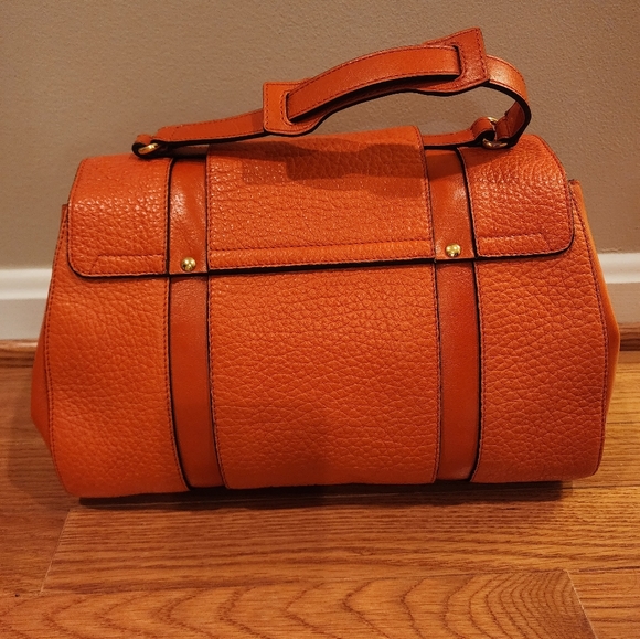 EUC Marc Jacobs Orange Thompson Satchel Handbag - Picture 3 of 6